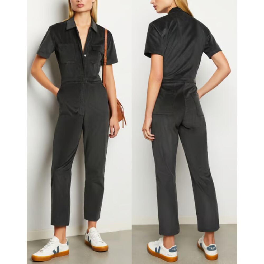 Elegant Charcoal Jumpsuit